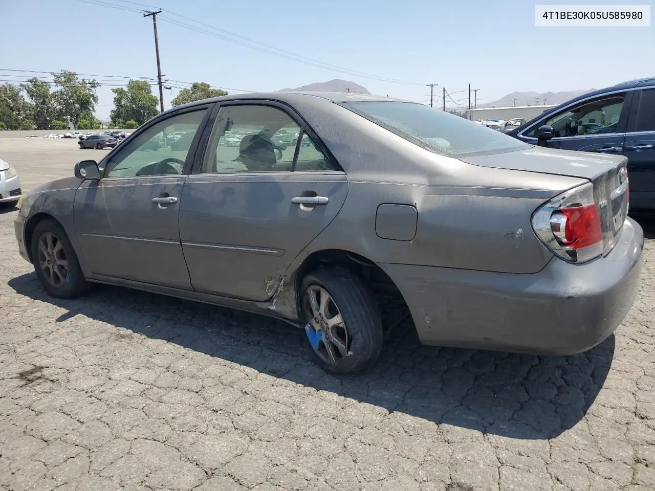 2005 Toyota Camry Le VIN: 4T1BE30K05U585980 Lot: 62596365