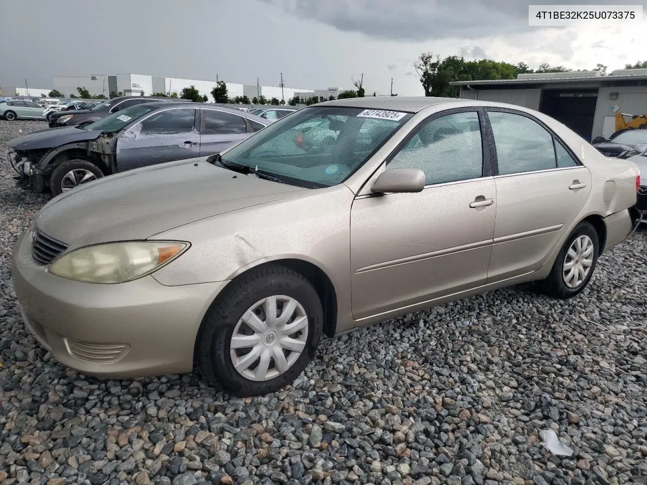 2005 Toyota Camry Le VIN: 4T1BE32K25U073375 Lot: 62743925