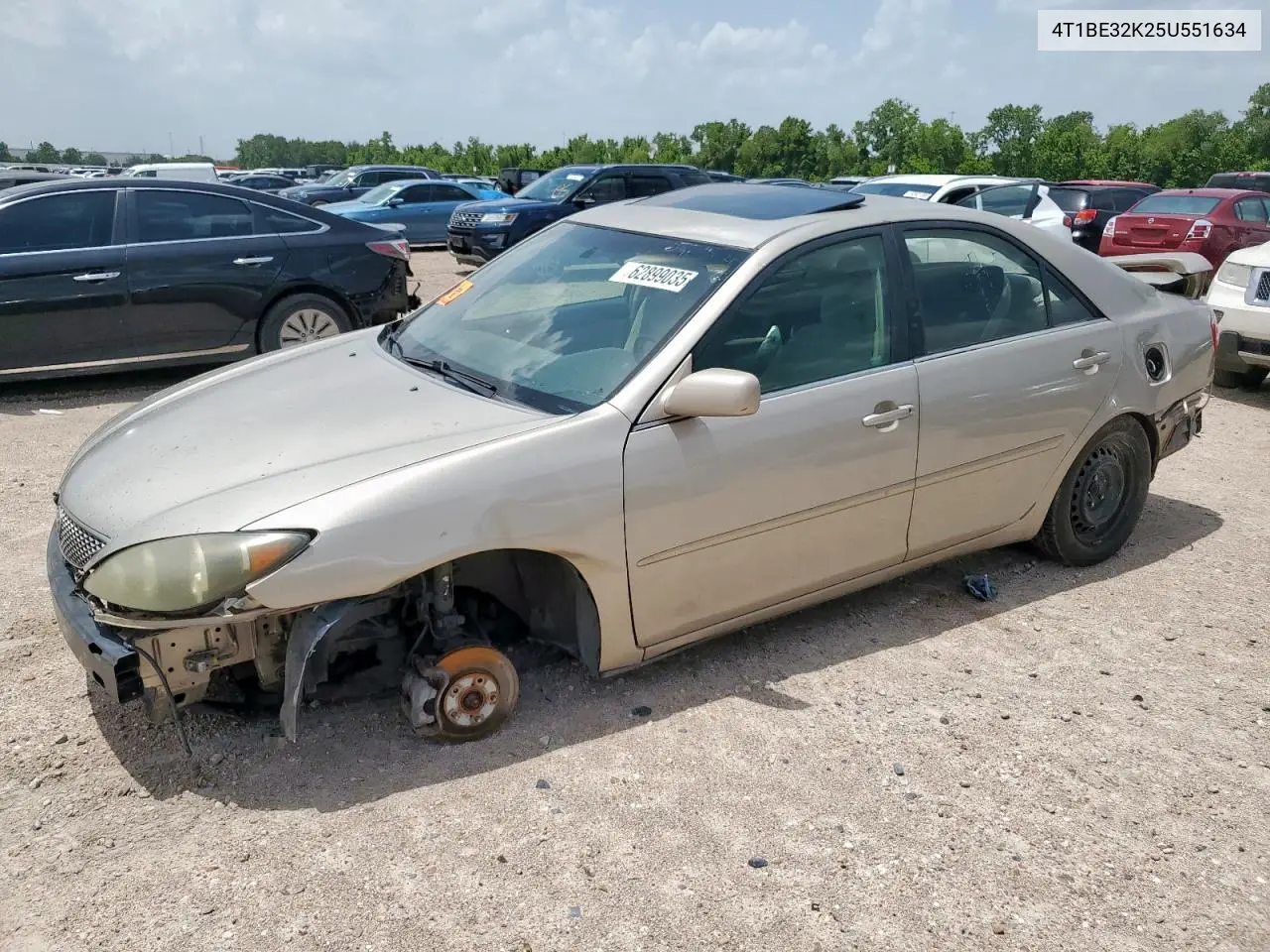 2005 Toyota Camry Le VIN: 4T1BE32K25U551634 Lot: 62899035