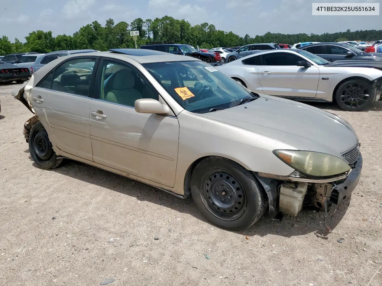 2005 Toyota Camry Le VIN: 4T1BE32K25U551634 Lot: 62899035
