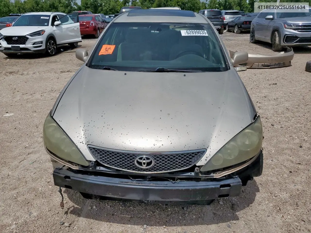 2005 Toyota Camry Le VIN: 4T1BE32K25U551634 Lot: 62899035