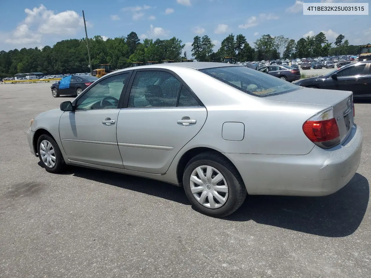 2005 Toyota Camry Le VIN: 4T1BE32K25U031515 Lot: 62921215