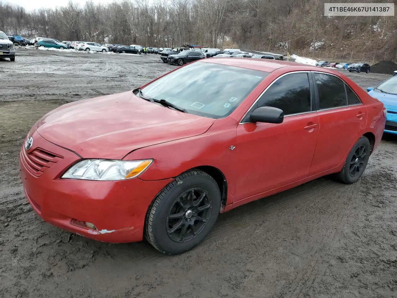 2007 Toyota Camry Ce VIN: 4T1BE46K67U141387 Lot: 46744825