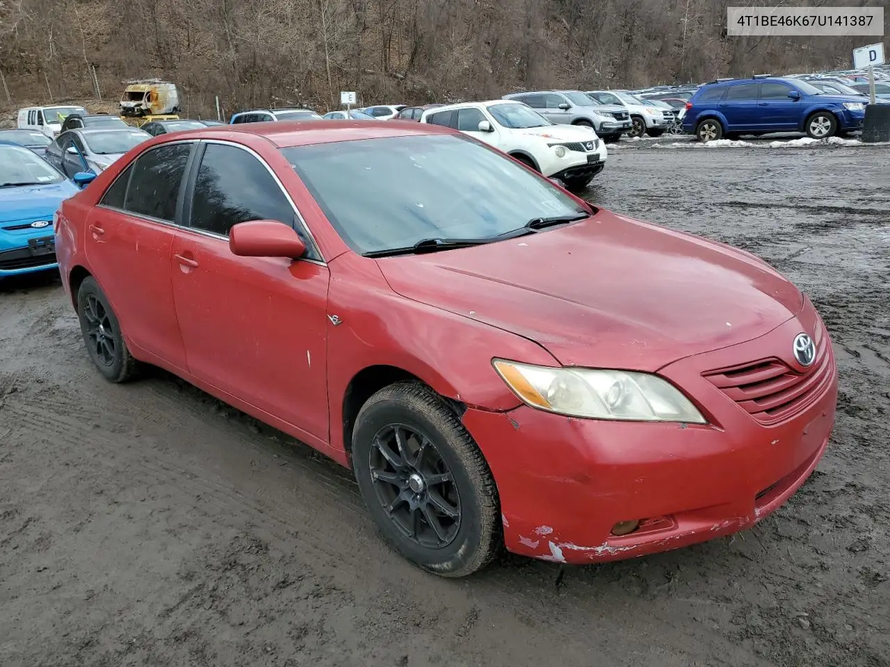 2007 Toyota Camry Ce VIN: 4T1BE46K67U141387 Lot: 46744825