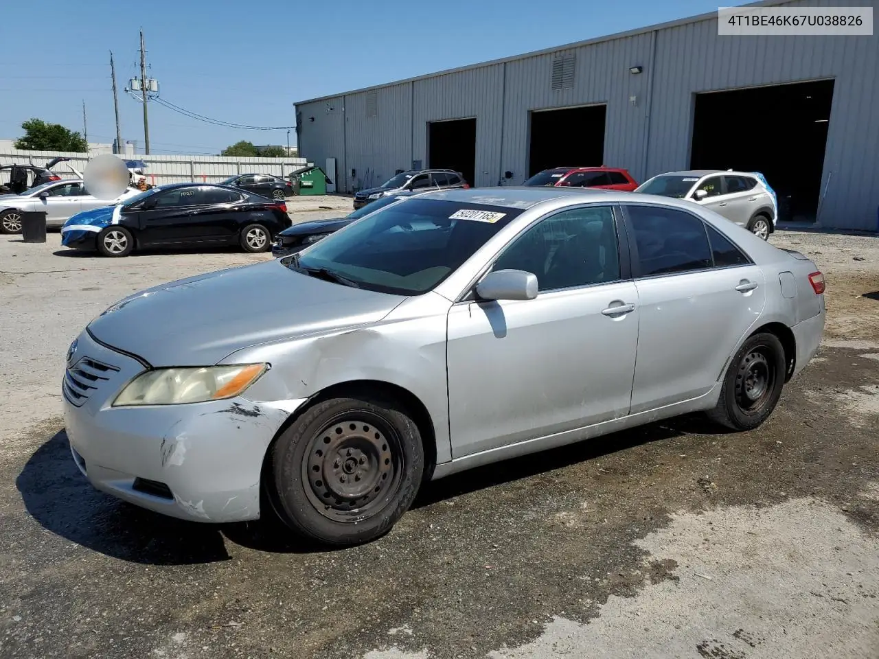 2007 Toyota Camry Ce VIN: 4T1BE46K67U038826 Lot: 50207165