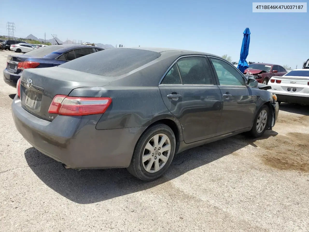 2007 Toyota Camry Ce VIN: 4T1BE46K47U037187 Lot: 53399375