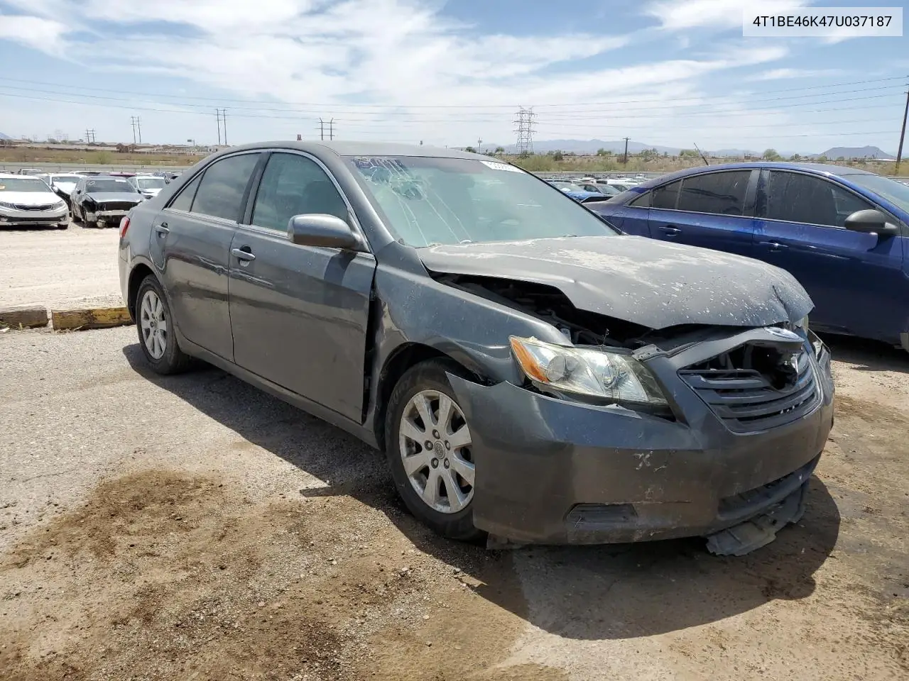 2007 Toyota Camry Ce VIN: 4T1BE46K47U037187 Lot: 53399375