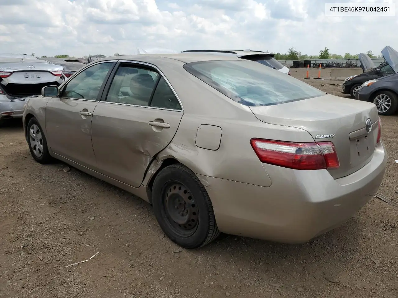 2007 Toyota Camry Ce VIN: 4T1BE46K97U042451 Lot: 56094135