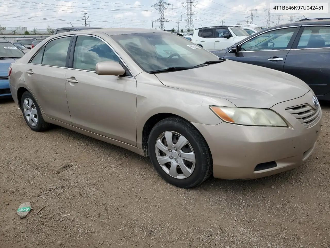 2007 Toyota Camry Ce VIN: 4T1BE46K97U042451 Lot: 56094135