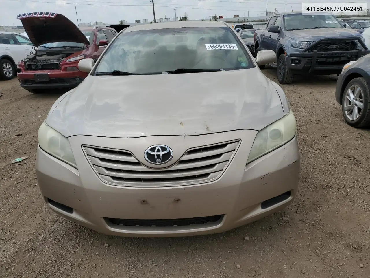 2007 Toyota Camry Ce VIN: 4T1BE46K97U042451 Lot: 56094135