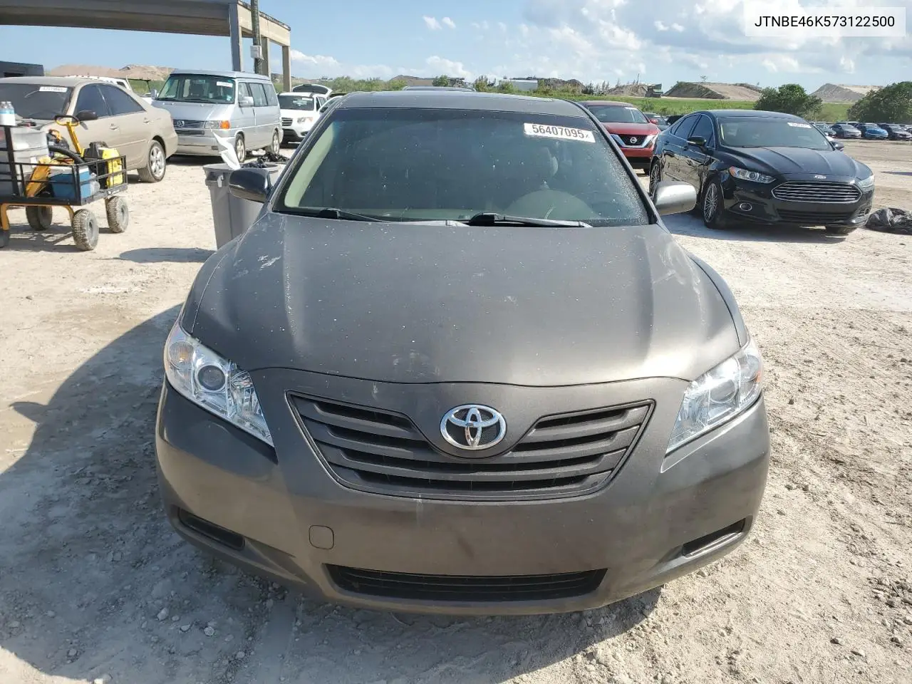 2007 Toyota Camry Ce VIN: JTNBE46K573122500 Lot: 56407095