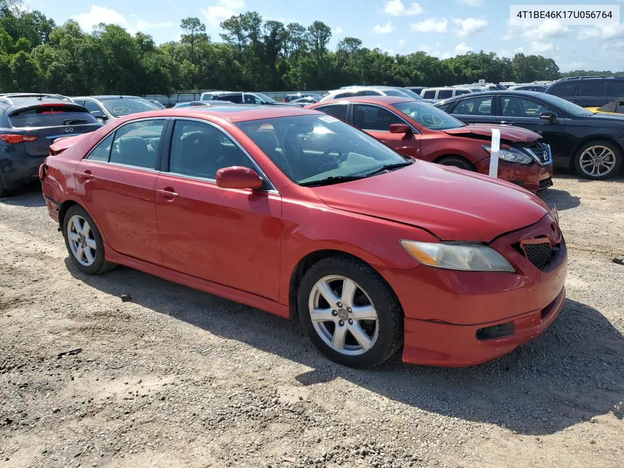2007 Toyota Camry Ce VIN: 4T1BE46K17U056764 Lot: 56570385
