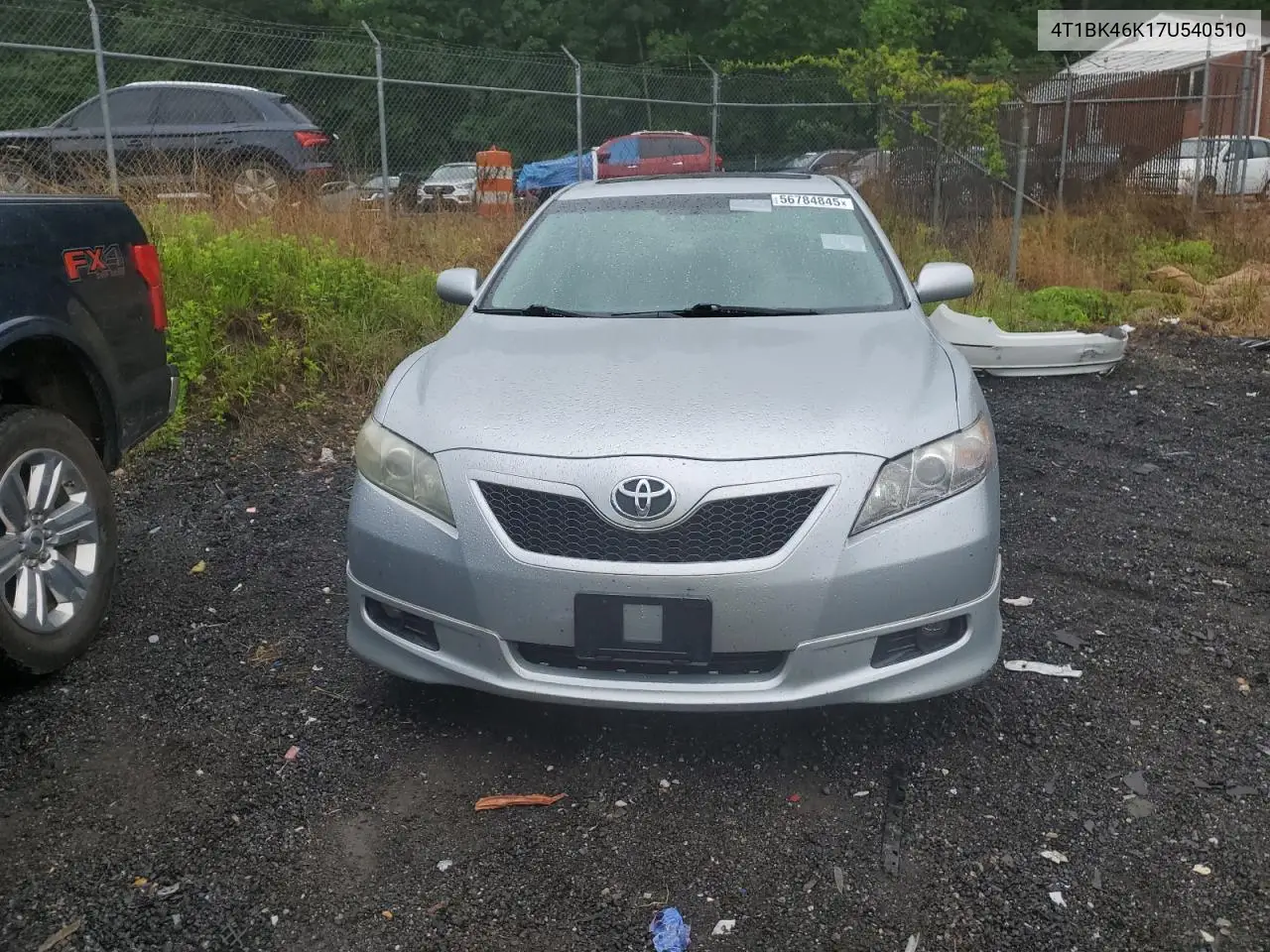 2007 Toyota Camry Le VIN: 4T1BK46K17U540510 Lot: 56784845