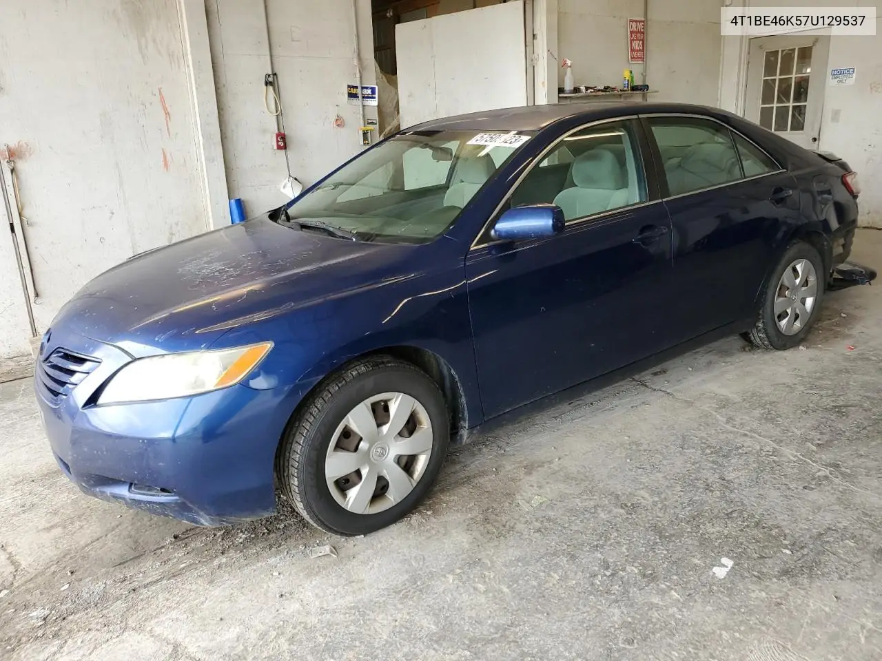 2007 Toyota Camry Ce VIN: 4T1BE46K57U129537 Lot: 57505323