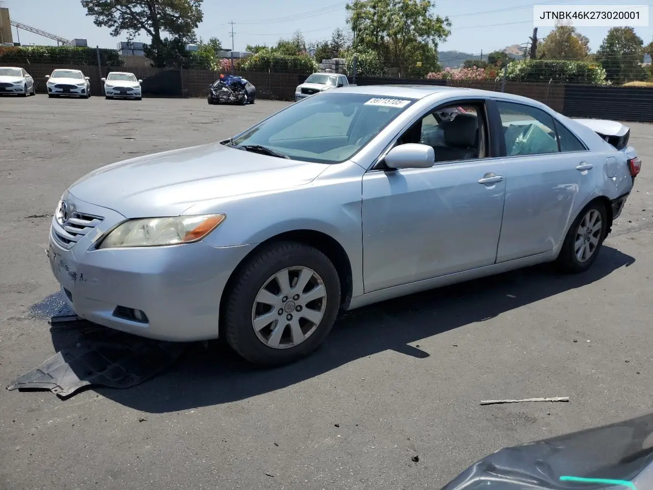2007 Toyota Camry Le VIN: JTNBK46K273020001 Lot: 59715105