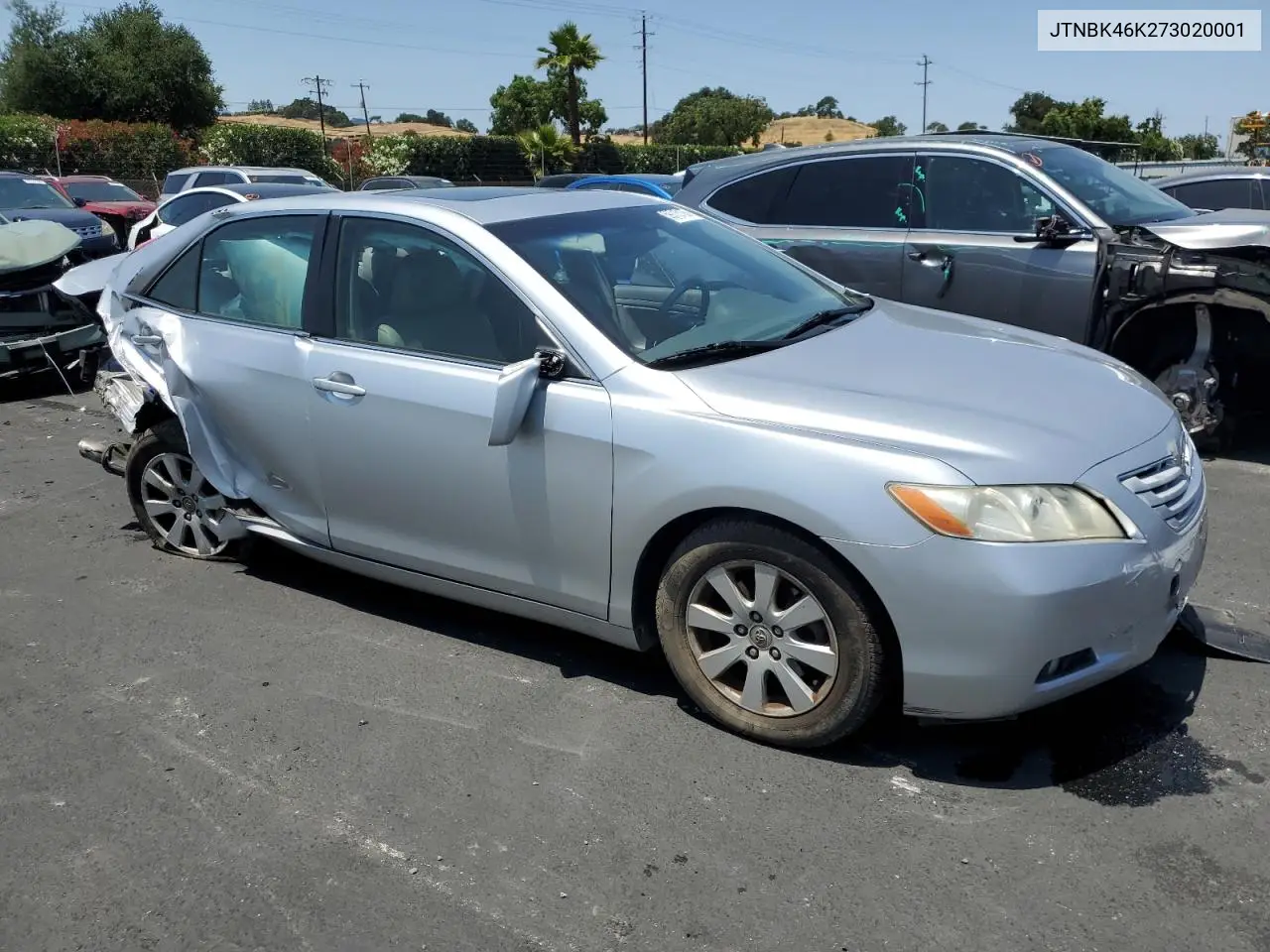 2007 Toyota Camry Le VIN: JTNBK46K273020001 Lot: 59715105