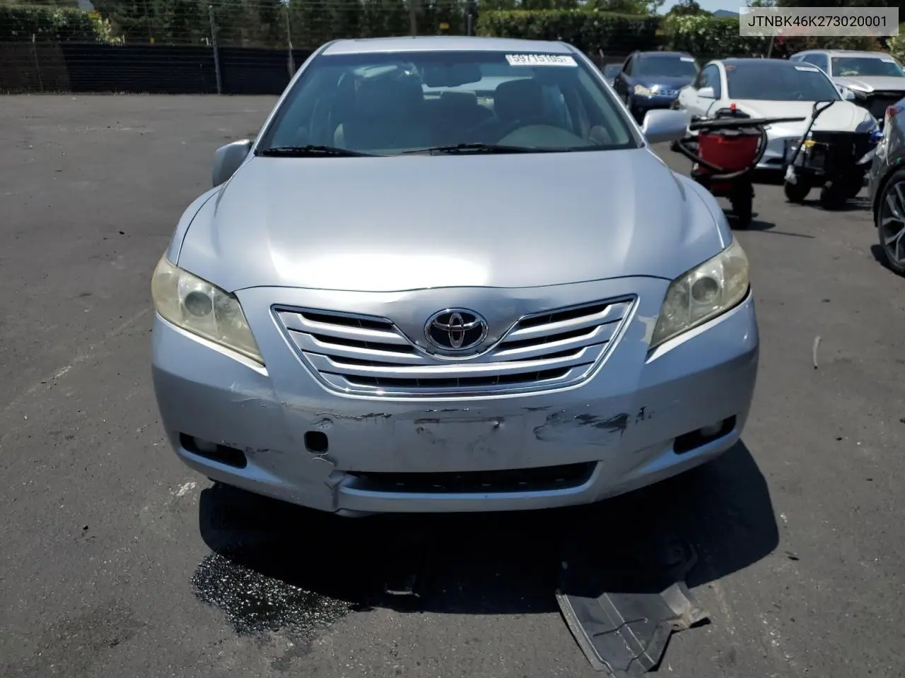 2007 Toyota Camry Le VIN: JTNBK46K273020001 Lot: 59715105