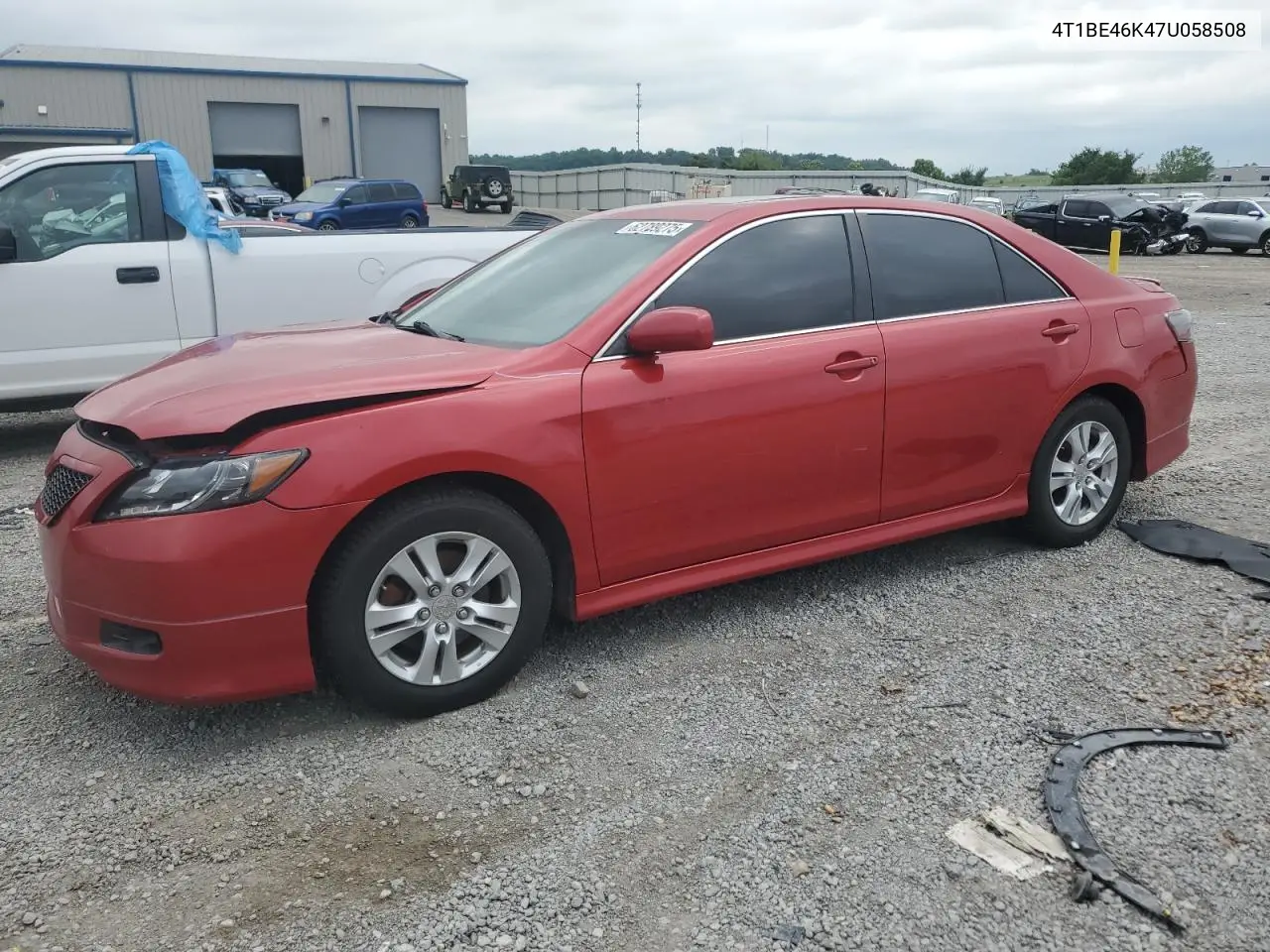 2007 Toyota Camry Ce VIN: 4T1BE46K47U058508 Lot: 62789275