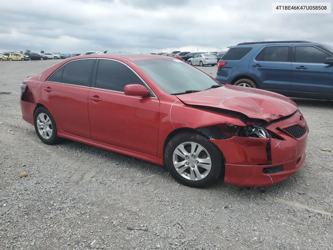 2007 Toyota Camry Ce VIN: 4T1BE46K47U058508 Lot: 62789275