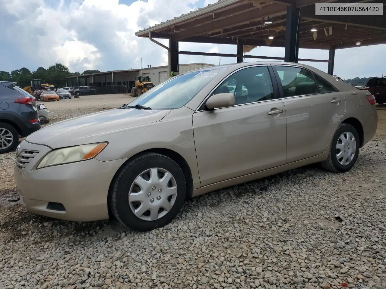 2007 Toyota Camry Ce VIN: 4T1BE46K07U564420 Lot: 62945545