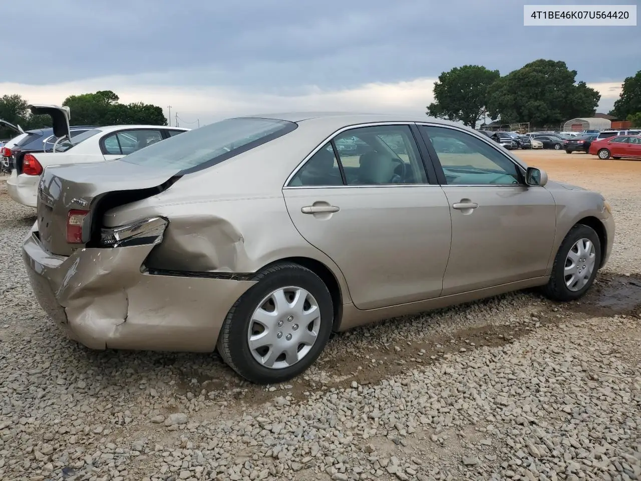 2007 Toyota Camry Ce VIN: 4T1BE46K07U564420 Lot: 62945545