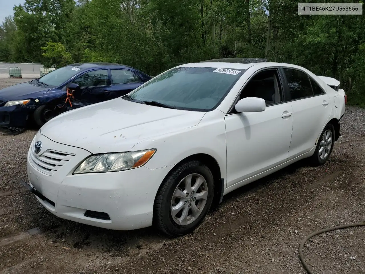 2007 Toyota Camry Ce VIN: 4T1BE46K27U563656 Lot: 62991415