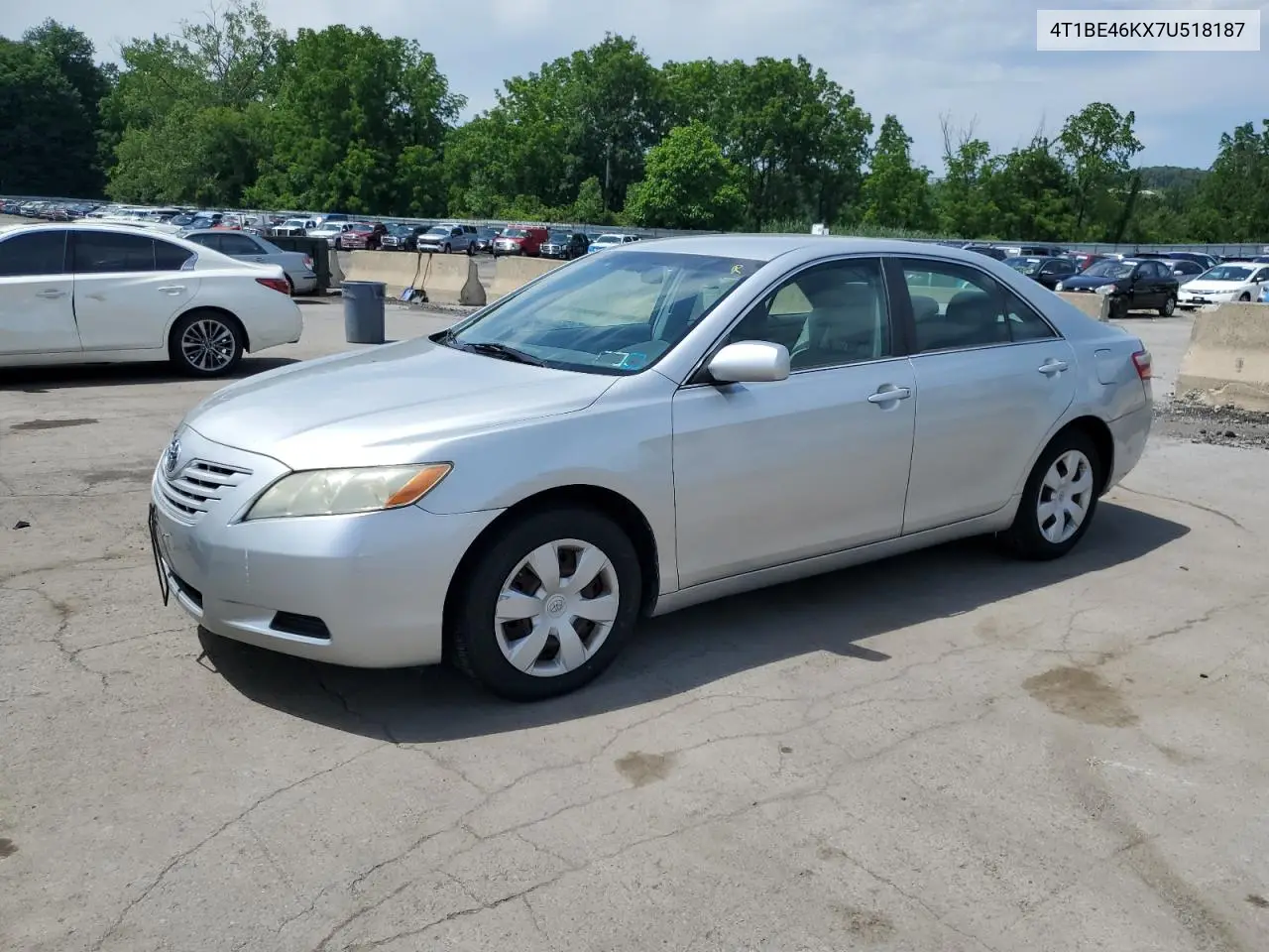 2007 Toyota Camry Ce VIN: 4T1BE46KX7U518187 Lot: 63000985