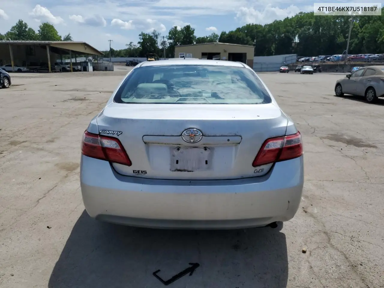 2007 Toyota Camry Ce VIN: 4T1BE46KX7U518187 Lot: 63000985