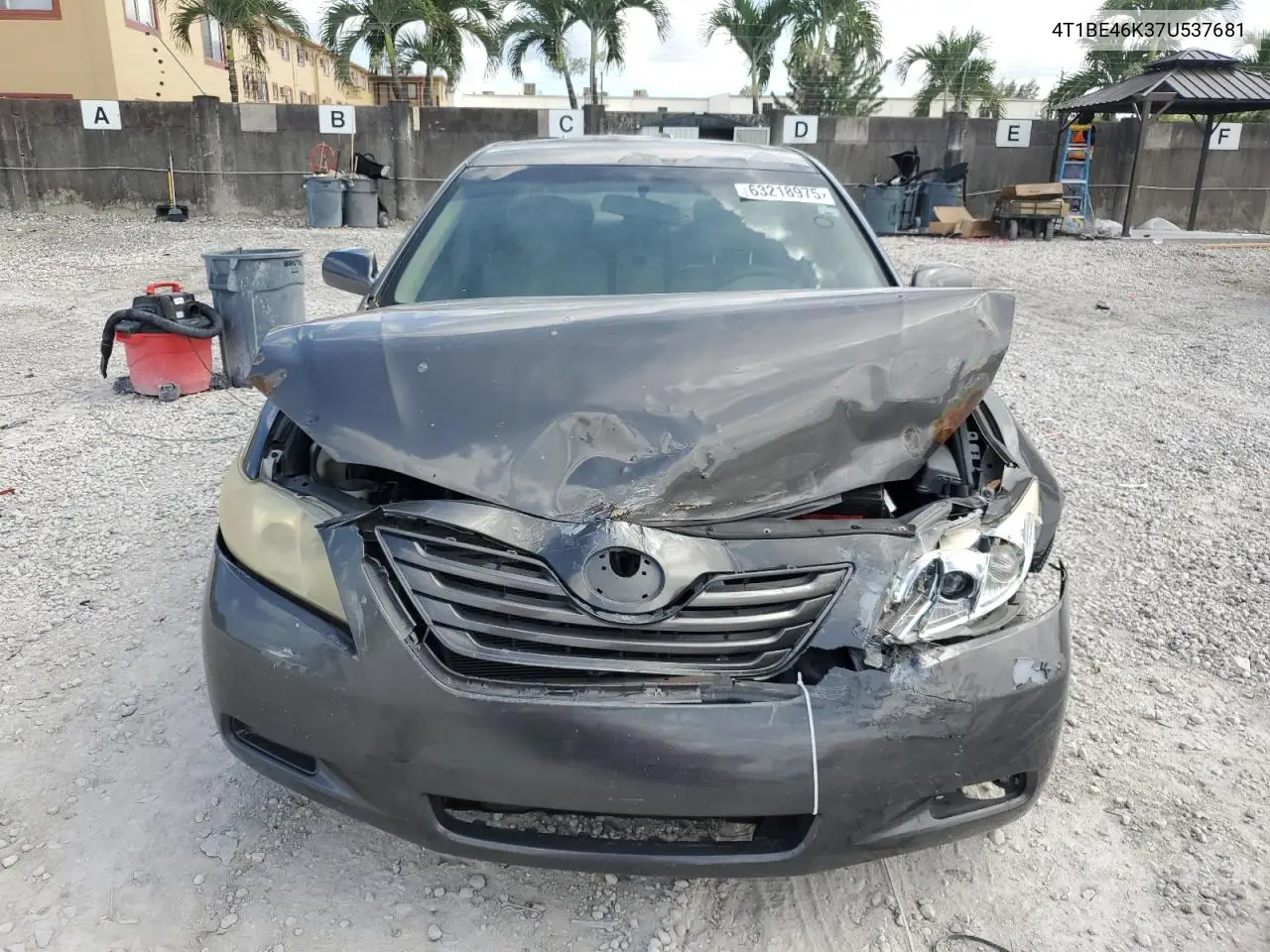 2007 Toyota Camry Ce VIN: 4T1BE46K37U537681 Lot: 63218975