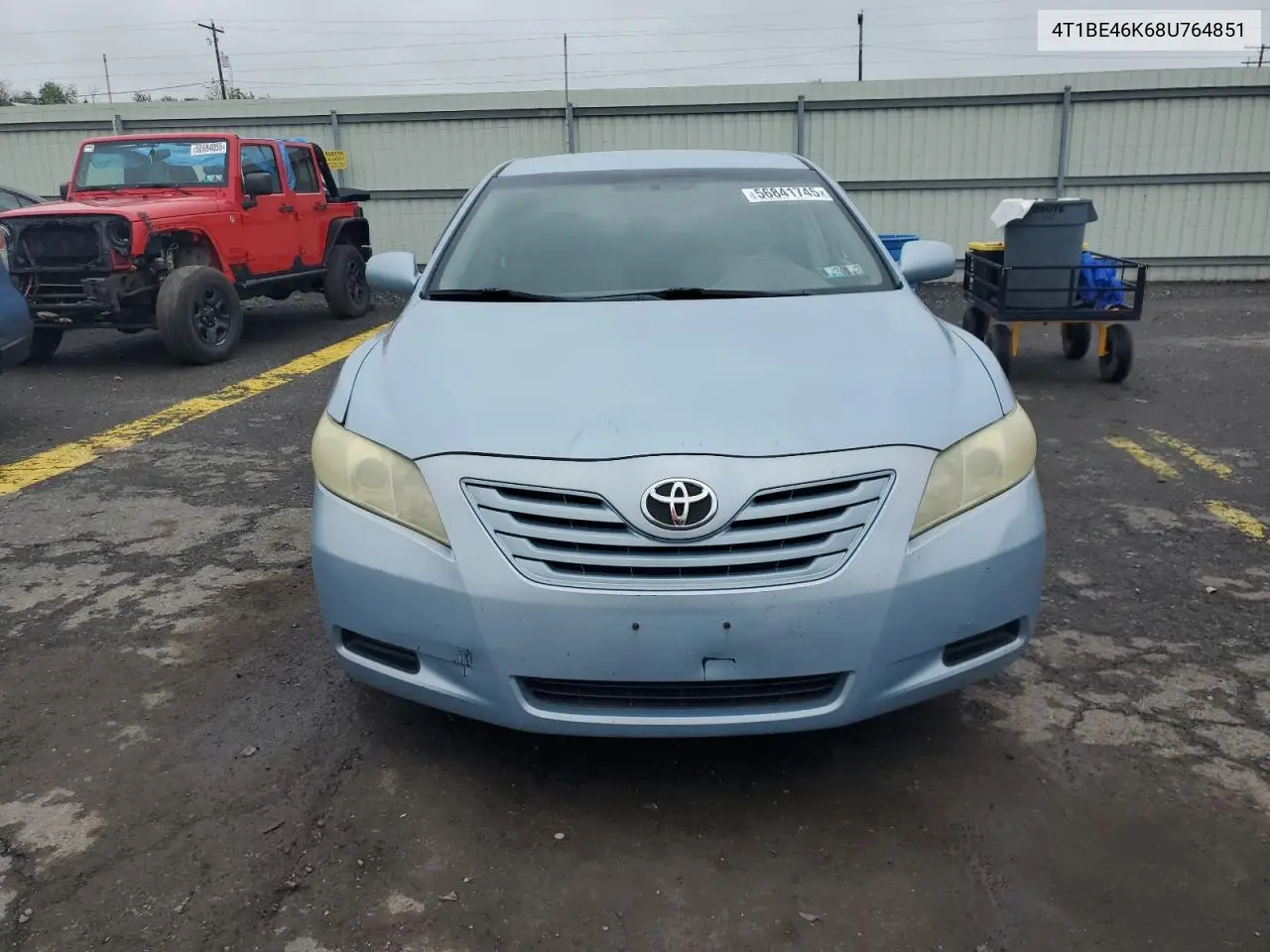 2008 Toyota Camry Ce VIN: 4T1BE46K68U764851 Lot: 56841745