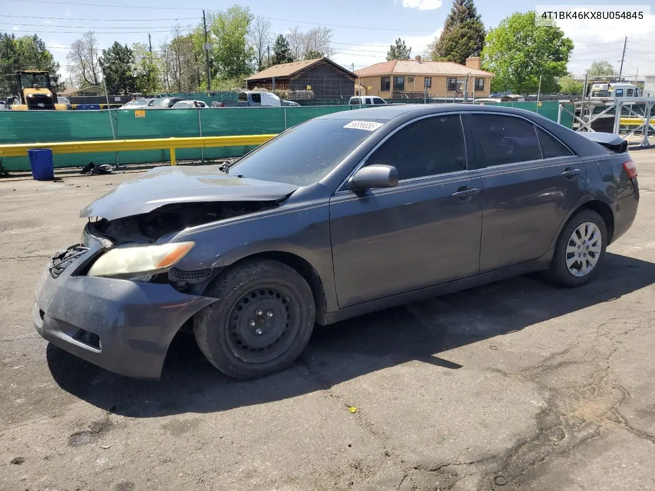 2008 Toyota Camry Le VIN: 4T1BK46KX8U054845 Lot: 56856655