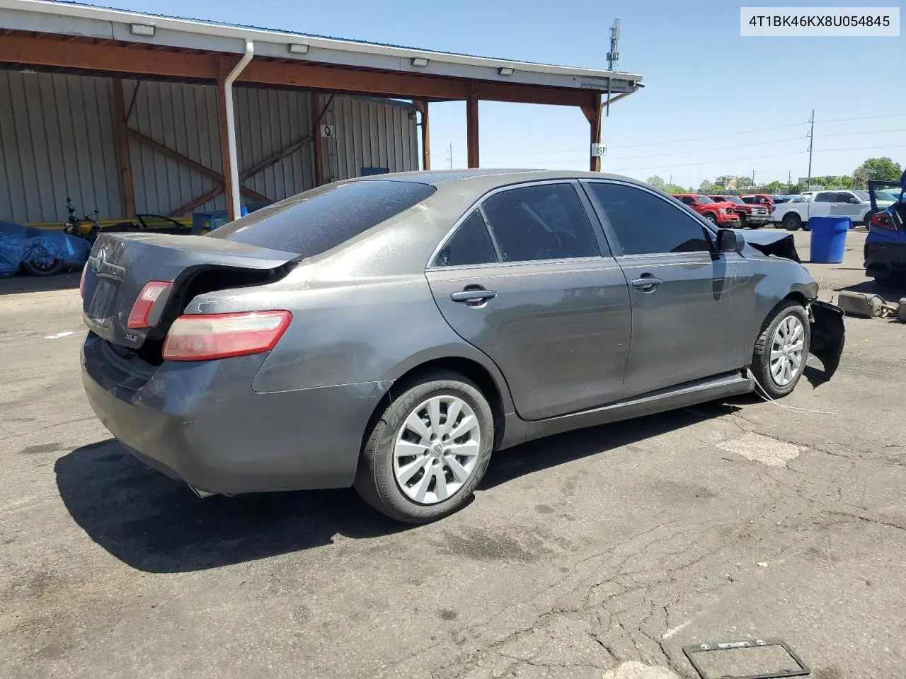 2008 Toyota Camry Le VIN: 4T1BK46KX8U054845 Lot: 56856655
