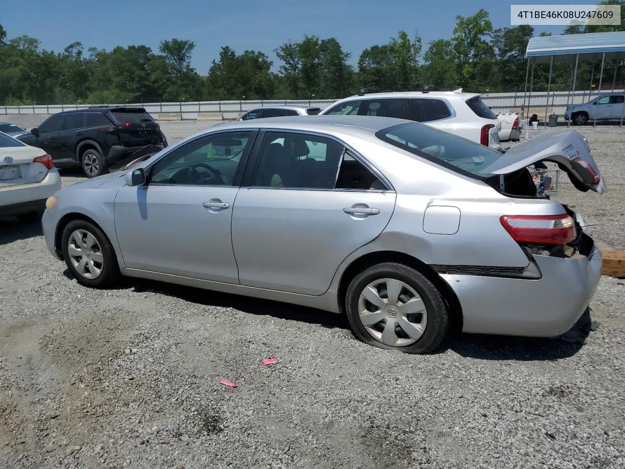 2008 Toyota Camry Ce VIN: 4T1BE46K08U247609 Lot: 62016025