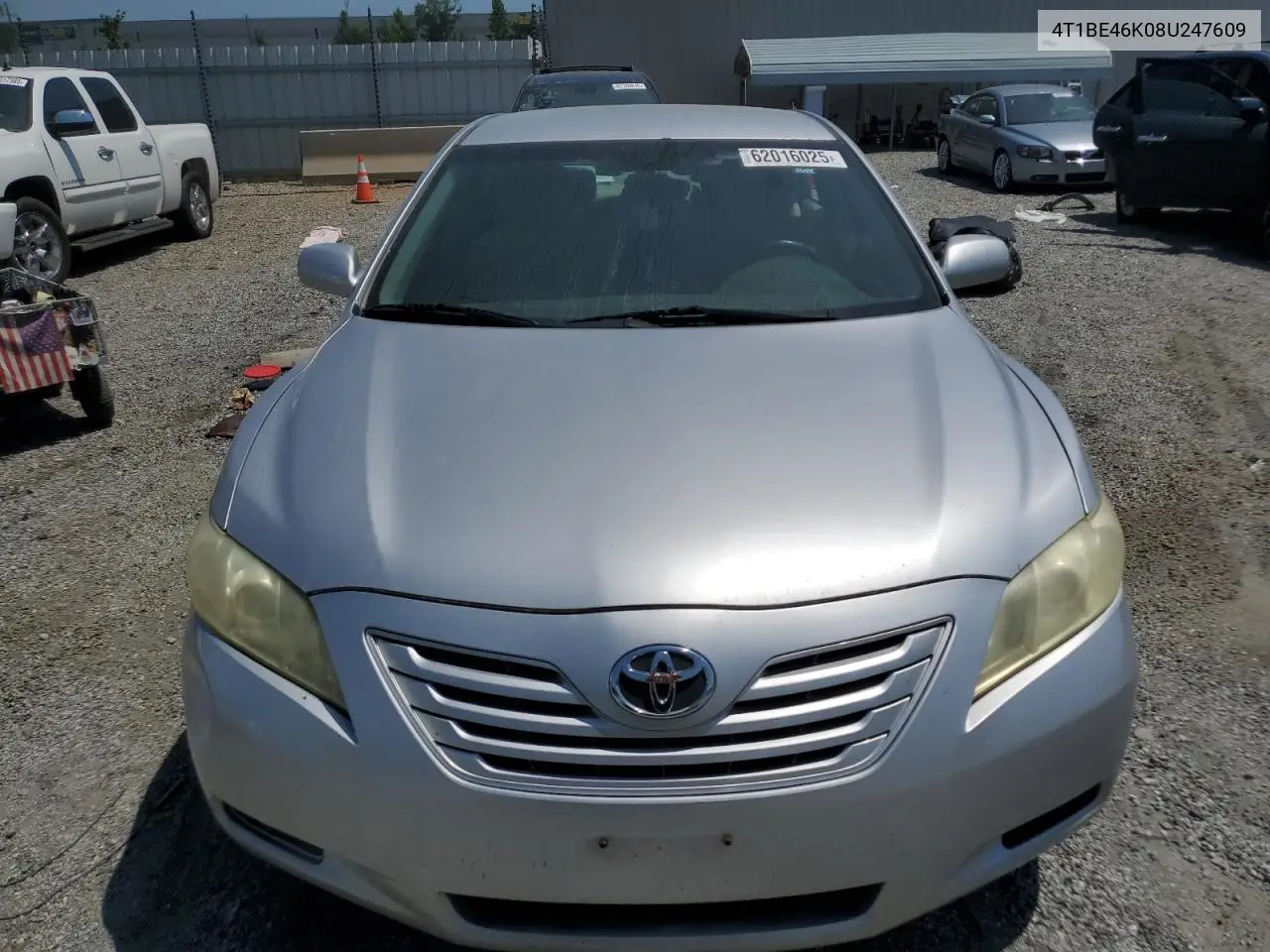 2008 Toyota Camry Ce VIN: 4T1BE46K08U247609 Lot: 62016025