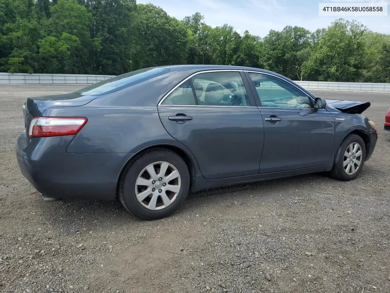 2008 Toyota Camry Hybrid VIN: 4T1BB46K58U058558 Lot: 62060055