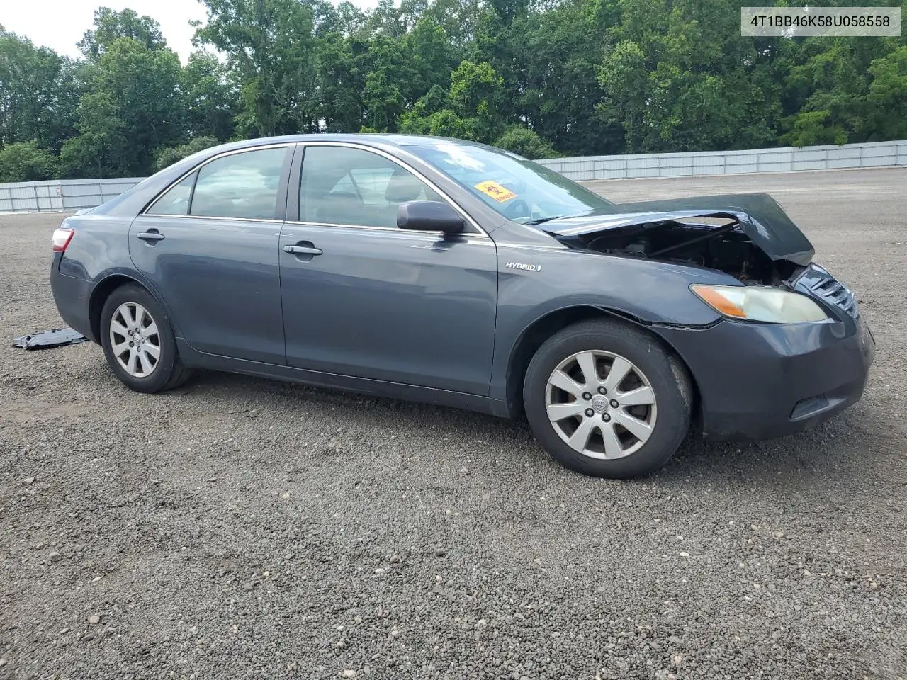 2008 Toyota Camry Hybrid VIN: 4T1BB46K58U058558 Lot: 62060055