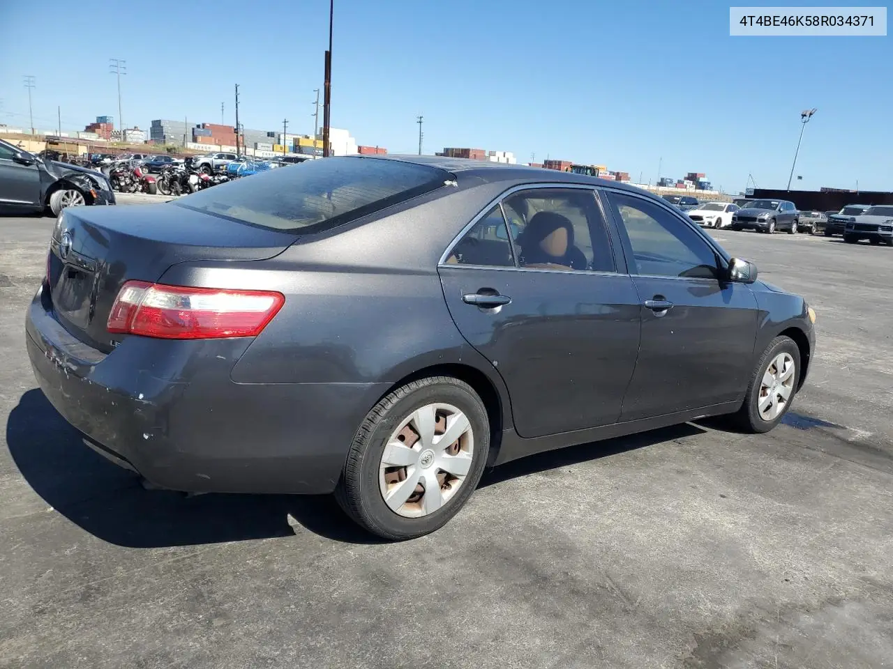2008 Toyota Camry Ce VIN: 4T4BE46K58R034371 Lot: 62960485