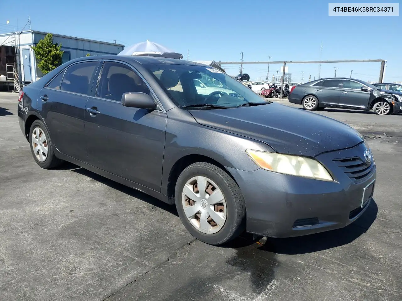 2008 Toyota Camry Ce VIN: 4T4BE46K58R034371 Lot: 62960485