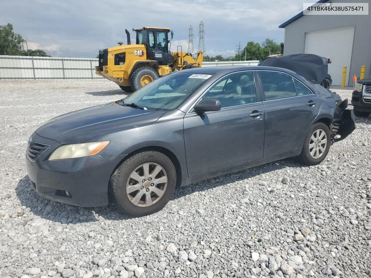 2008 Toyota Camry Le VIN: 4T1BK46K38U575471 Lot: 63023135