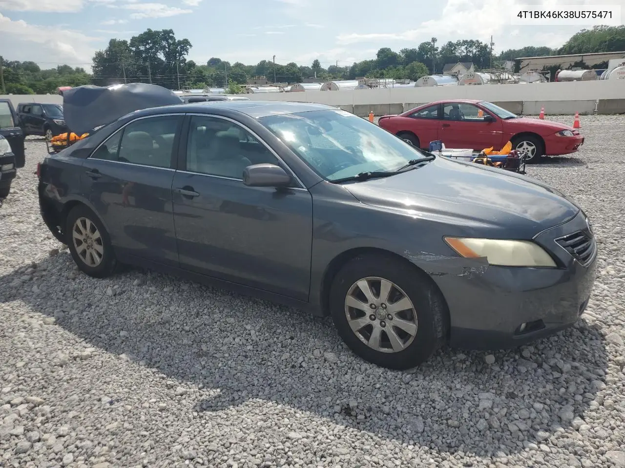 2008 Toyota Camry Le VIN: 4T1BK46K38U575471 Lot: 63023135