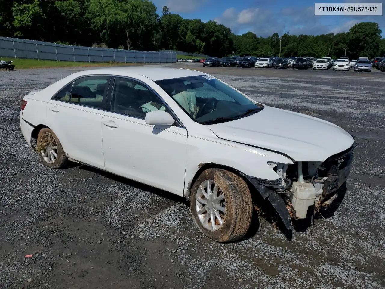 2009 Toyota Camry Se VIN: 4T1BK46K89U578433 Lot: 56848135