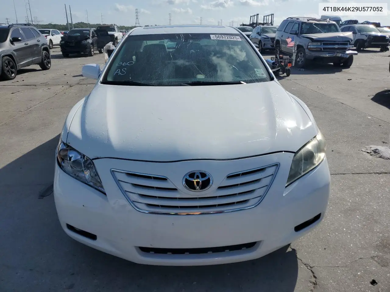 2009 Toyota Camry Se VIN: 4T1BK46K29U577052 Lot: 56972025