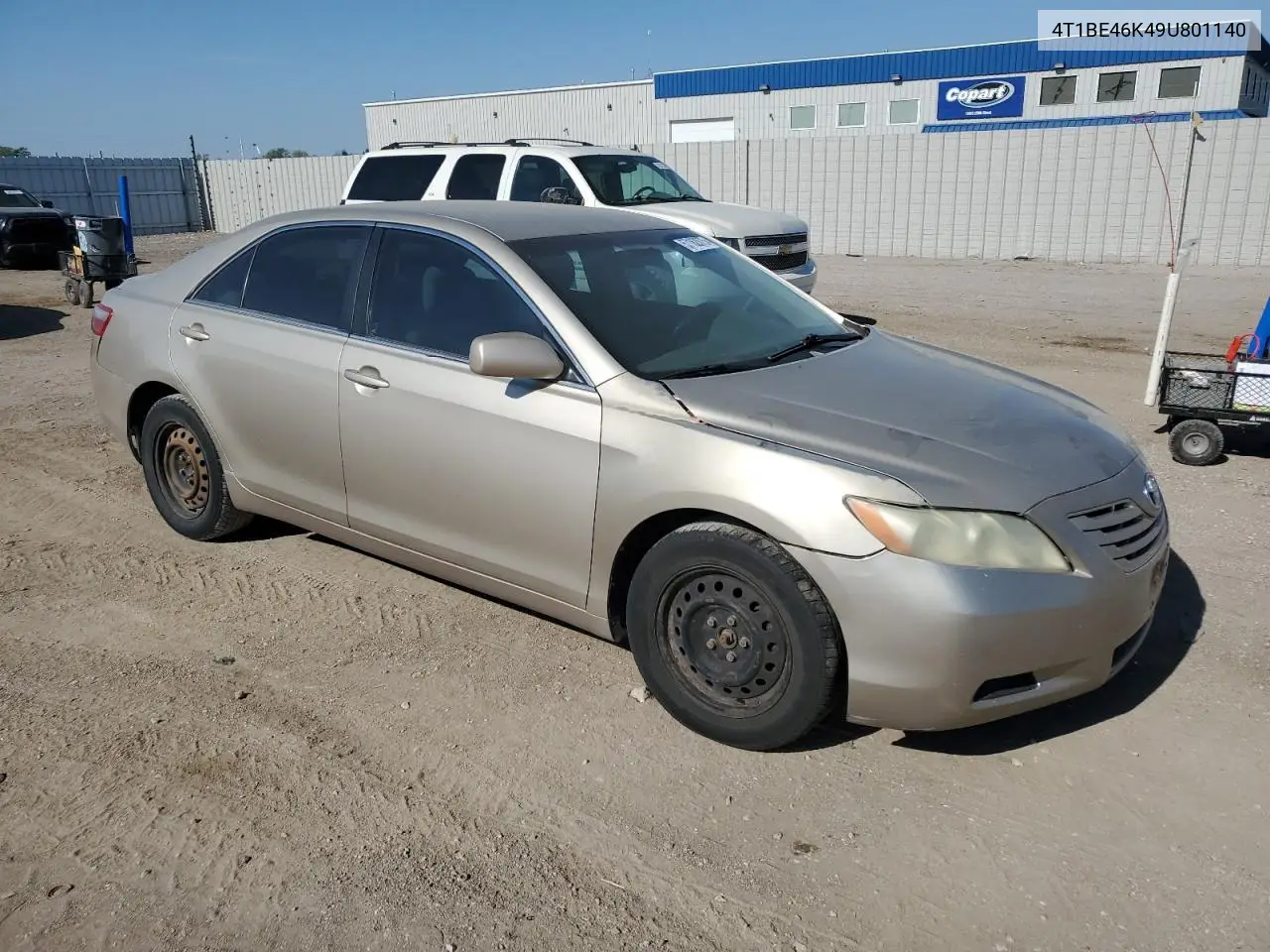 2009 Toyota Camry Base VIN: 4T1BE46K49U801140 Lot: 57162075