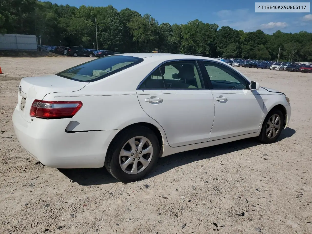 2009 Toyota Camry Base VIN: 4T1BE46KX9U865117 Lot: 62007095