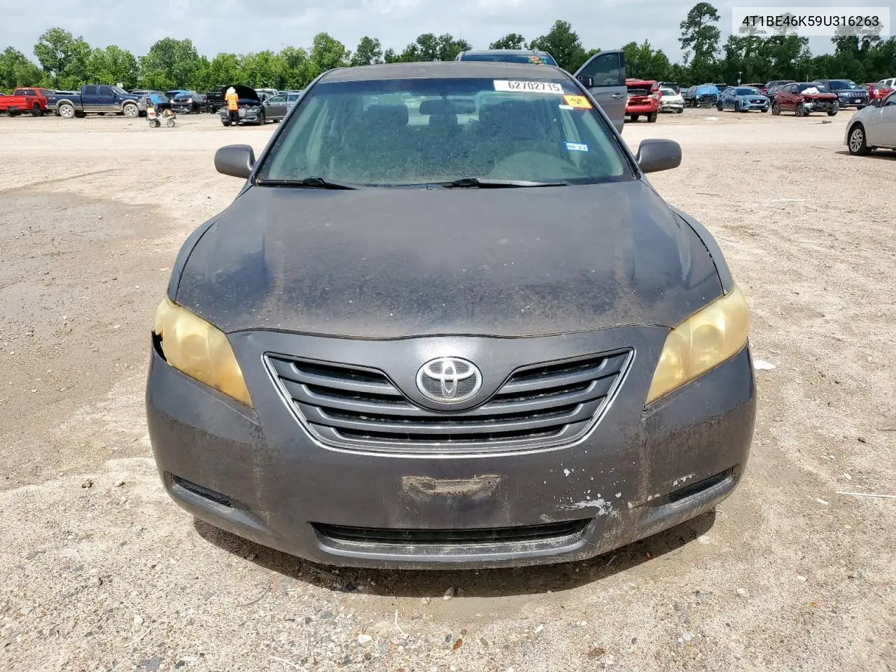 2009 Toyota Camry Base VIN: 4T1BE46K59U316263 Lot: 62702715