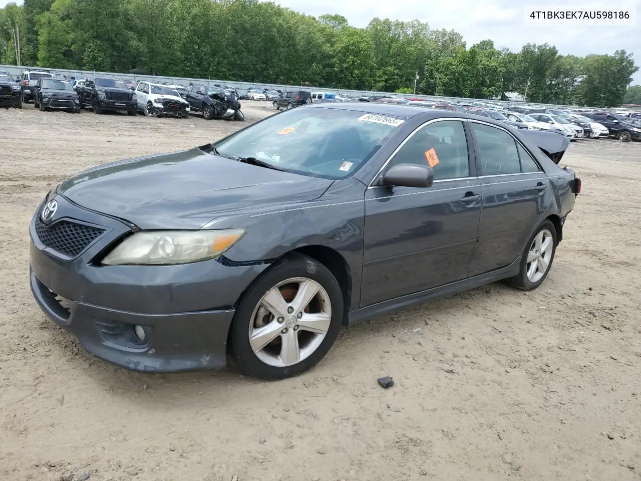 2010 Toyota Camry Se VIN: 4T1BK3EK7AU598186 Lot: 56182665