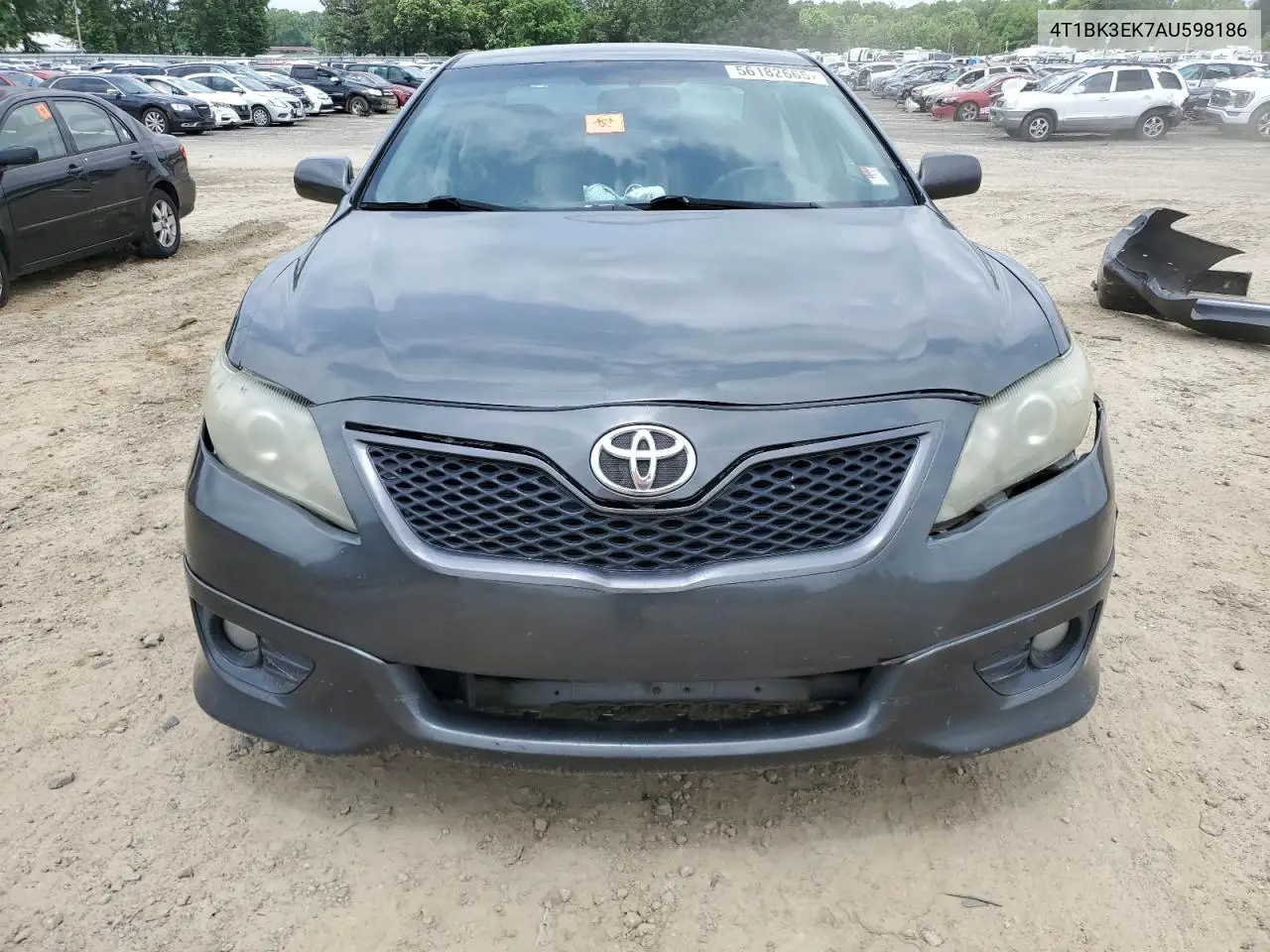 2010 Toyota Camry Se VIN: 4T1BK3EK7AU598186 Lot: 56182665