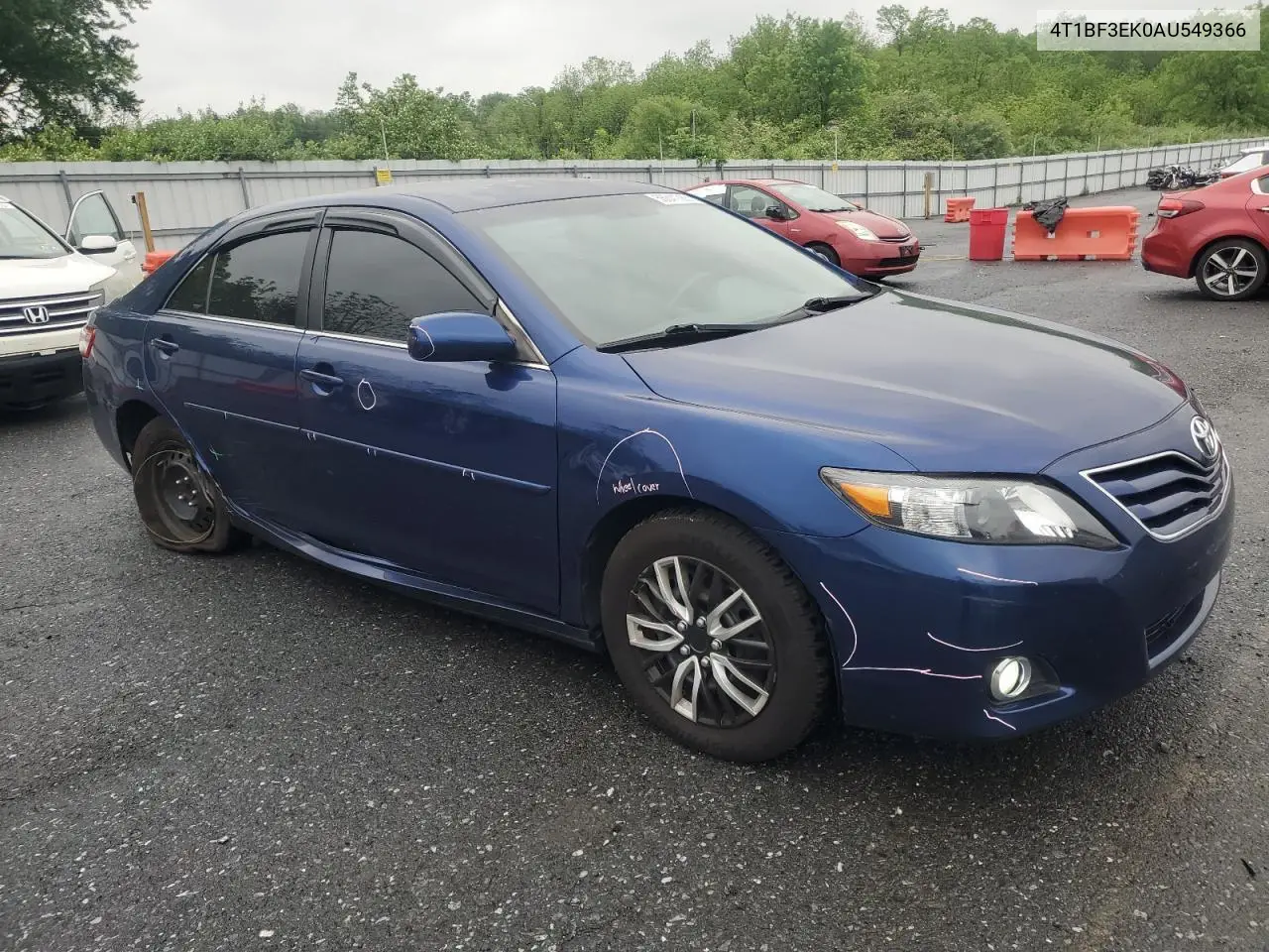 2010 Toyota Camry Base VIN: 4T1BF3EK0AU549366 Lot: 56641385