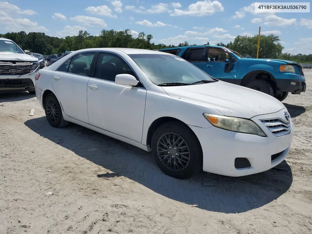 2010 Toyota Camry Base VIN: 4T1BF3EK3AU536790 Lot: 56801785