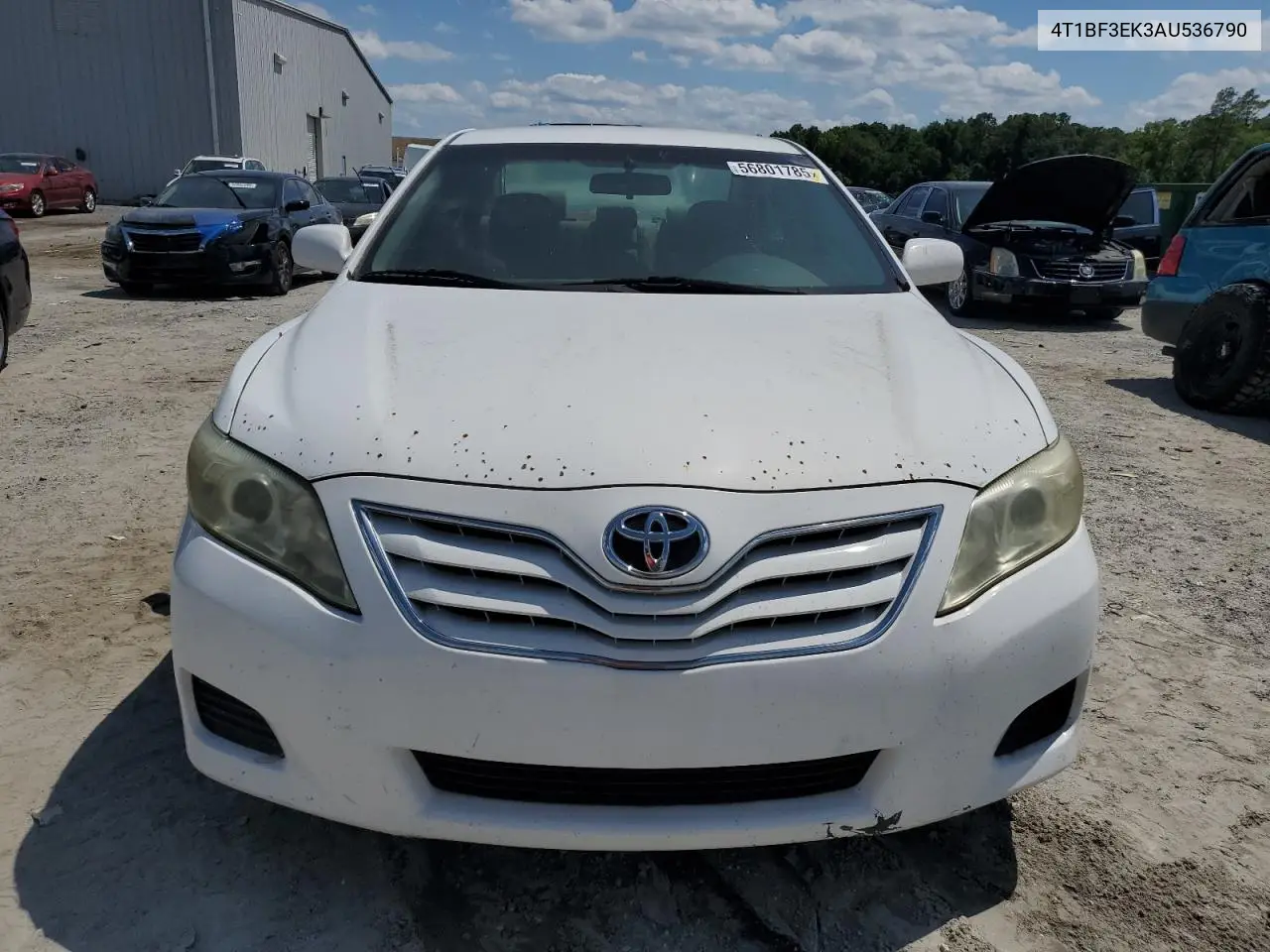 2010 Toyota Camry Base VIN: 4T1BF3EK3AU536790 Lot: 56801785